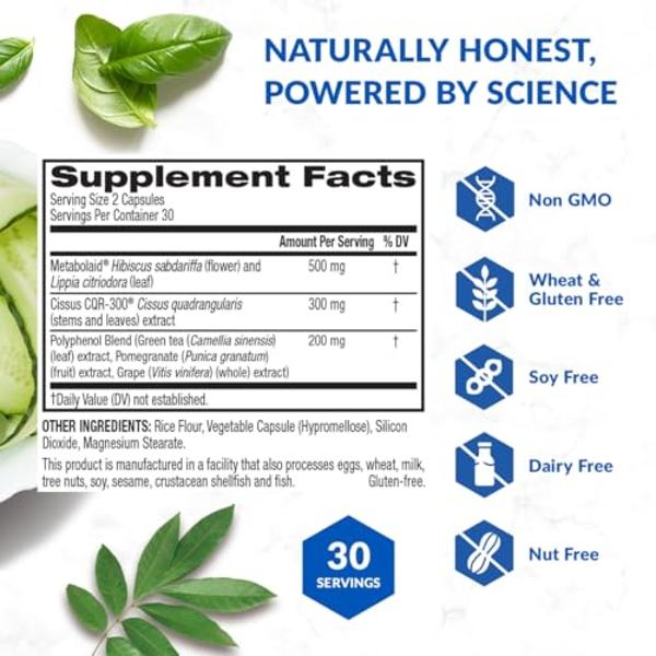 GLP1 Elevate™ - GLP-1 Booster Supplement | Curb Cravings & Support Metabolic Health | Increase Natural Production with Clinically Studied Ingredients | 30 Servings