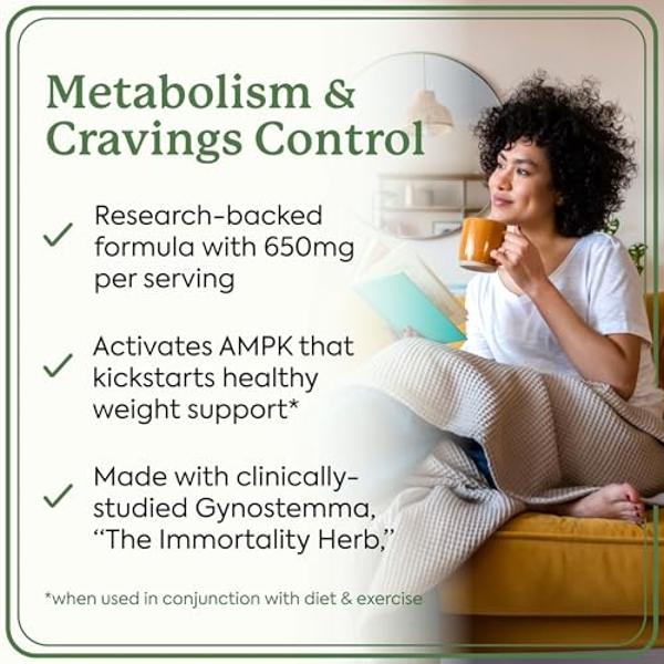 Plant People WonderBurn Metabolism & Cravings Control Gummies, Zero Sugar, Ripe Mango Flavor (60 Count)