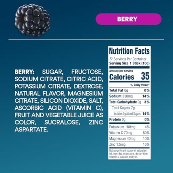 Ultima Replenisher Daily Electrolyte Powder Drink Mix – Grape, 30 Servings – Hydration Powder with 6 Key Electrolytes and Trace Minerals – Keto Friendly, Vegan, Non-GMO and Sugar-F