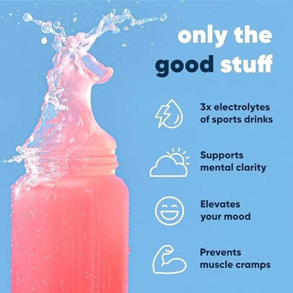 Nuun Sport Electrolyte Tablets for Proactive Hydration, Watermelon, 8 Pack (80 Servings)