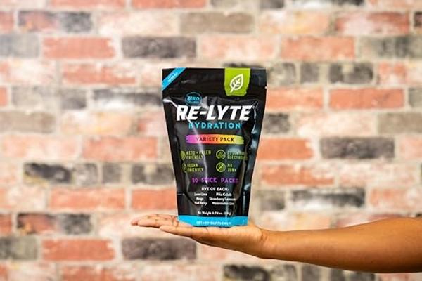 DripDrop Hydration Packets - Fruit Punch - Single Serve Electrolytes Powder Drink Mix - Non-GMO, Gluten Free, Vegan - 32 Sticks