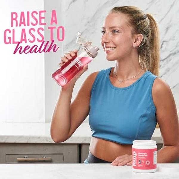 PRIME HYDRATION+ Sticks Strawberry Banana | Hydration Powder Single Serve Sticks | Electrolyte Powder On The Go | Low Sugar | Caffeine-Free | Vegan | 16 Sticks