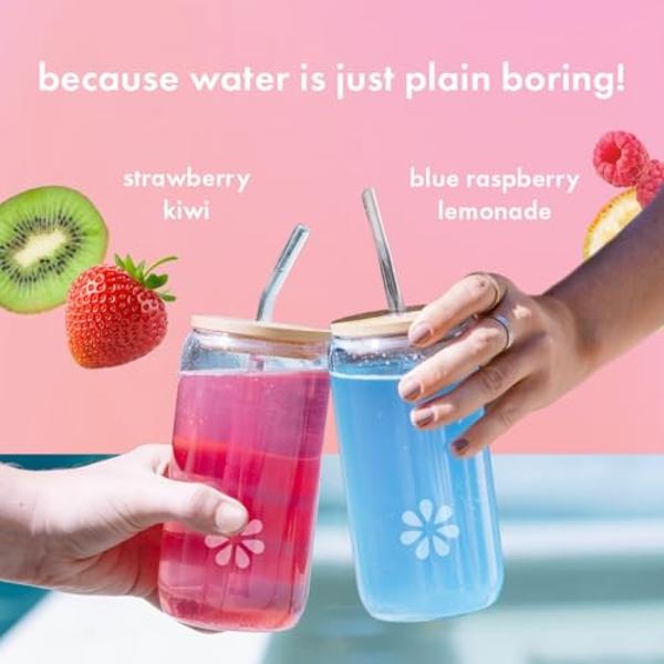 Boobie Hydromom Superfood Electrolyte Drink Mix, Strawberry Kiwi | Refreshing Energy & Hydration Boost for Mamas | On-The-Go & Travel Essentials for Pregnancy, Lactation, & Beyond,