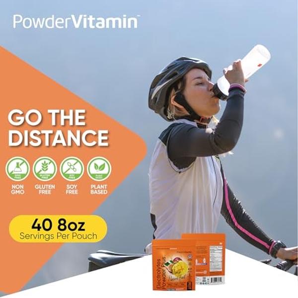 Electrolytes Powder Plus (20 Servings) Unflavored Electrolyte Powder Keto, Sugar Free, Pink Himalayan Salt.,1000mg Potassium,150mg Calcium,150mg Magnesium, Hydration Powder Organic