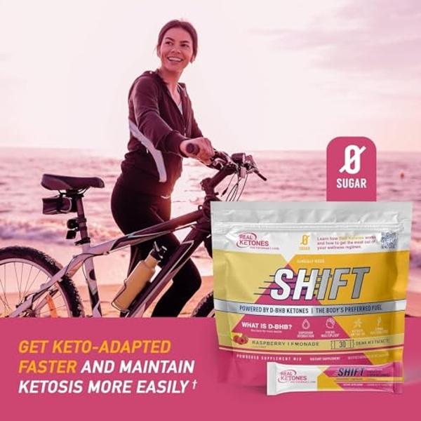 Real Ketones BHB Exogenous Ketones Drink Mix Packets Keto Electrolytes Powder Packets No Sugar with 4 Main Fasting Electrolytes Plus Hydrating Patented Keto BHB - 30 Count Raspberr