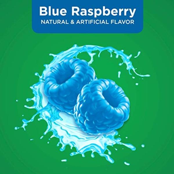 Amazon Basic Care Electrolyte Solution Advantage Care with PreVital Prebiotics, Blue Raspberry, Designed to Help Prevent Dehydration, Replaces Electrolytes, Fluid and Zinc, 33.8 fl