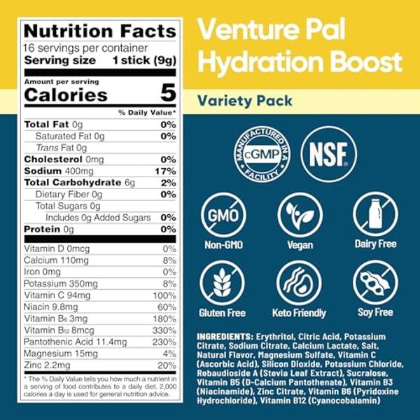 Keto Vitals Keto Electrolyte Energy Drink Powder Packets - Increases Energy - Keto Electrolyte Supplement for Energy and Rehydration - Strawberry Watermelon Keto Energy Powder Pack