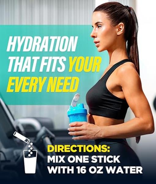 Venture Pal Sugar-Free Hydration Boost + Liver Support - Liquid Daily IV Hydration Packets | Electrolytes Drink Mix with 7 Electrolytes & 5 Vitamins, Milk Thistle | Keto Friendly |