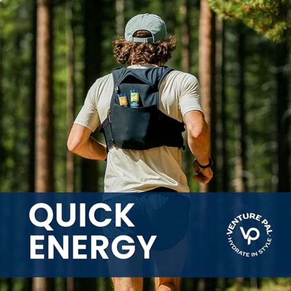 Venture Pal Chewable Electrolyte Tablets, Fast-Dissolve Sugar-Free Stick Salt Tablets - Variety Pack for Rapid Hydration, Outdoor Running, Hiking, Sports | Keto & Vegan Friendly | 
