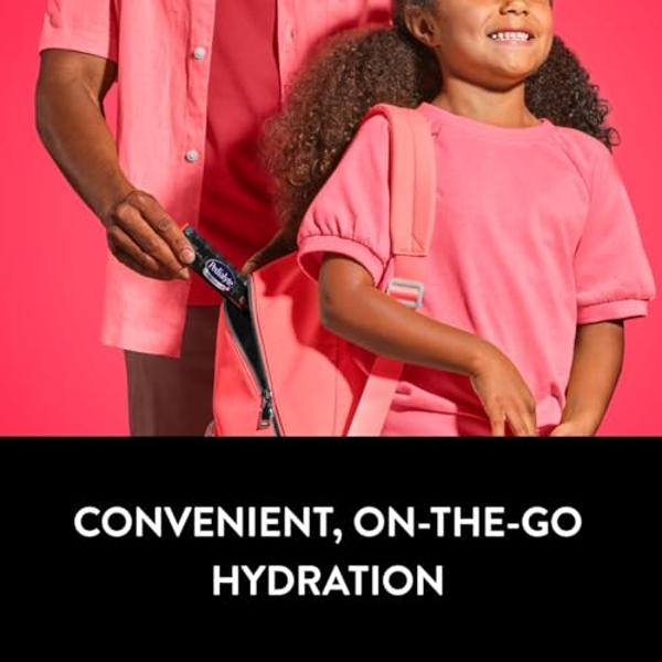 Pedialyte AdvancedCare Plus Electrolyte Powder, Has 33% More Electrolytes and PreActiv Prebiotics, Variety Pack: Berry Frost and Strawberry Freeze, 24 Powder Packets