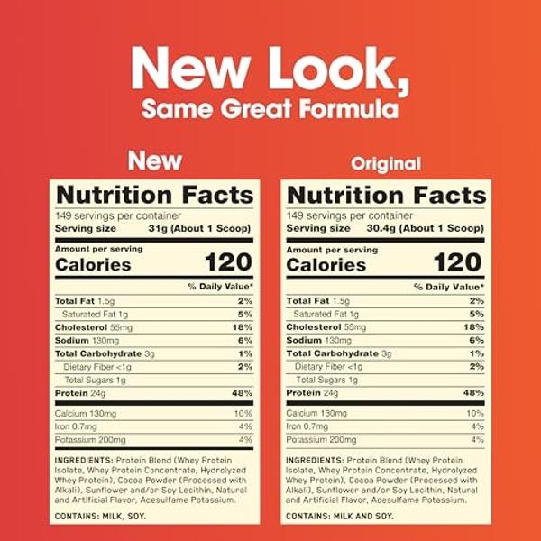 Optimum Nutrition Gold Standard 100% Whey Protein Powder, Double Rich Chocolate, 10 Pound (Packaging May Vary)