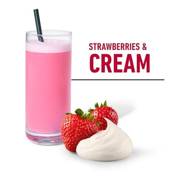 Isopure Zero Carb 100% Pure Whey Isolate Protein Powder, Lactose Free, Gluten Free, With Vitamins, Strawberries & Cream, 25g Protein Per Serving, 1 Lb, 15 Servings (Packaging May V
