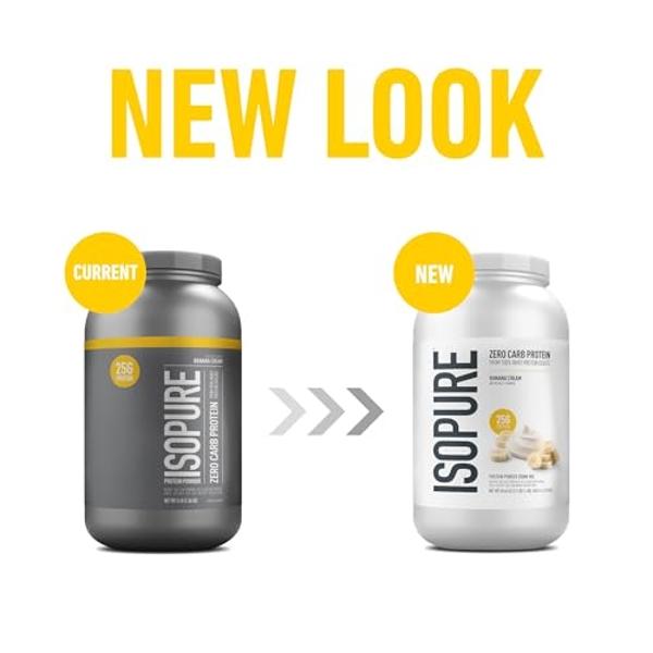 Isopure Low Carb 100% Pure Whey Isolate Protein Powder, Lactose Free, Gluten Free, With Vitamins, Dutch Chocolate, 25g Protein Per Serving, 7.5 Lbs, 103 Servings (Packaging May Var