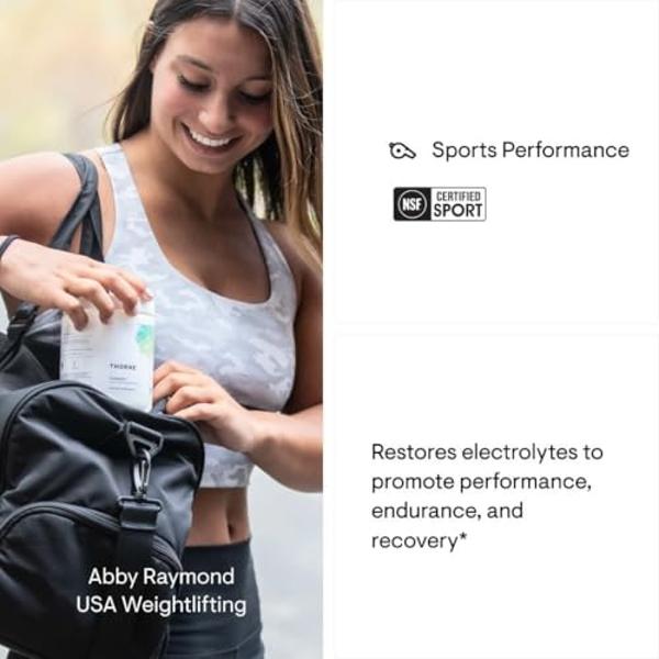 THORNE Catalyte - Electrolyte Replenishment and Energy Restoration Supplement* - No Artificial Sweeteners - NSF Certified for Sport- Lemon Lime - 11.01 Oz