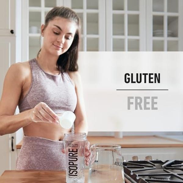 Isopure Zero Carb 100% Pure Whey Isolate Protein Powder, Lactose Free, Gluten Free, With Vitamins, Cookies & Cream, 25g Protein Per Serving, 3 Lbs, 44 Servings (Packaging May Vary)