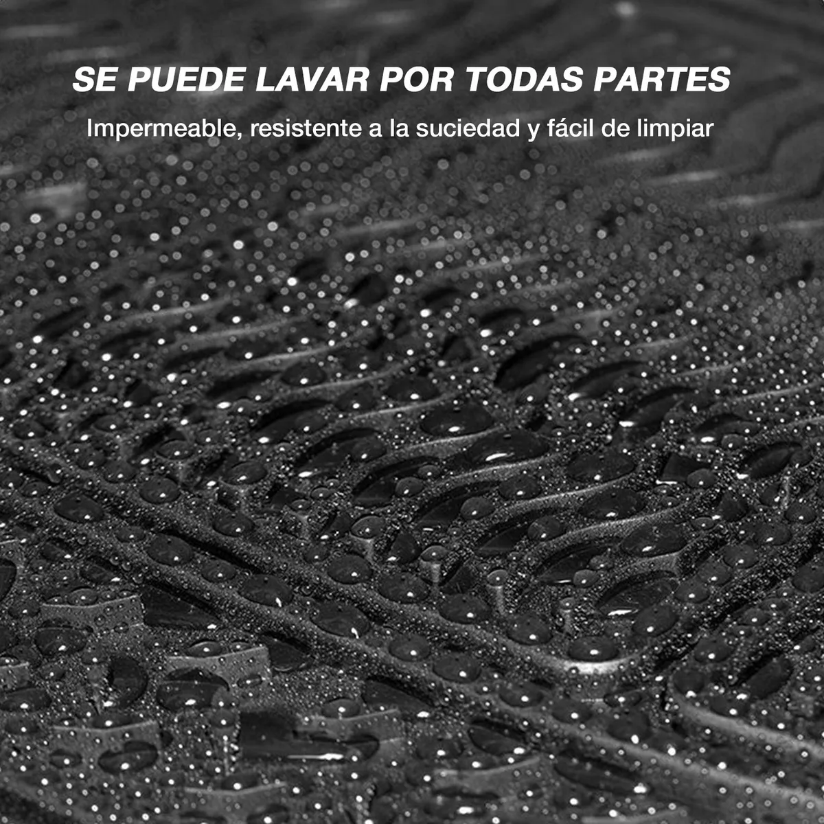 Tapete Charola 5 Piezas Metalizado Universal- Uso Rudo