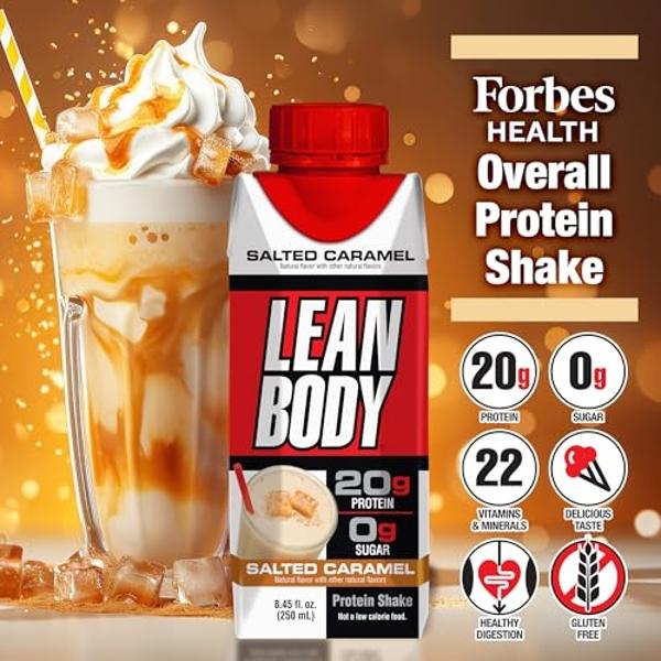 Labrada Lean Body Triple Taster Pack |On-The-Go Whey Blend Protein Shake, Zero Sugar, Gluten Free, Enriched with 22 Vitamins & Minerals 8.45Fl Oz (Pack of 3)