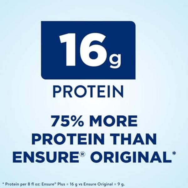 Ensure Plus Butter Pecan Nutrition Shake, Meal Replacement Shake, 24 Pack