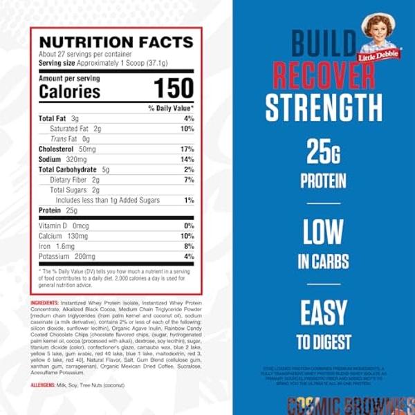 Ascent 100% Whey Protein Powder - Post Workout Whey Protein Isolate, Zero Artificial Flavors & Sweeteners, Gluten Free, 5.5g BCAA, 2.6g Leucine, Essential Amino Acids, Unflavored 2