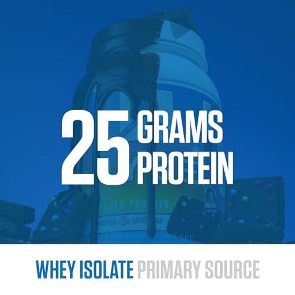 RYSE Loaded Protein Powder - Little Debbie Cosmic Brownie - 25g Whey Protein Isolate & Concentrate with Prebiotic Fiber & MCTs - Low Carb, Low Sugar, Digestive-Friendly - 54 Servin