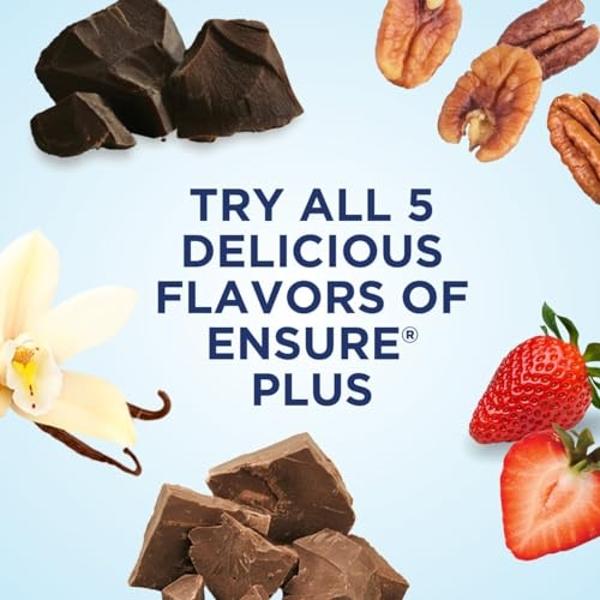 Ensure Plus Butter Pecan Nutrition Shake, Meal Replacement Shake, 24 Pack
