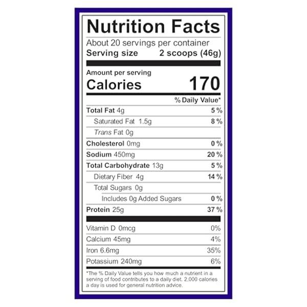 Vega Original Protein Powder, Creamy Chocolate Plant Based Protein Drink Mix for Water, Milk and Smoothies, 32.5 oz (Packaging May Vary)