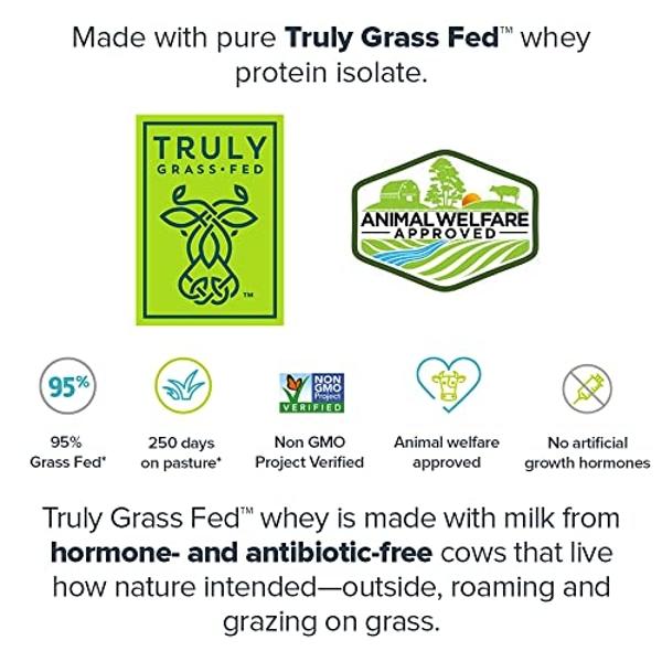 LEGION Whey+ Protein Whey Isolate from Grass Fed Cows - Whey Protein Isolate Powder Low Calorie, Non-GMO, Sugar Free, Lactose and Gluten Free, All Natural Protein Powder for Men & 