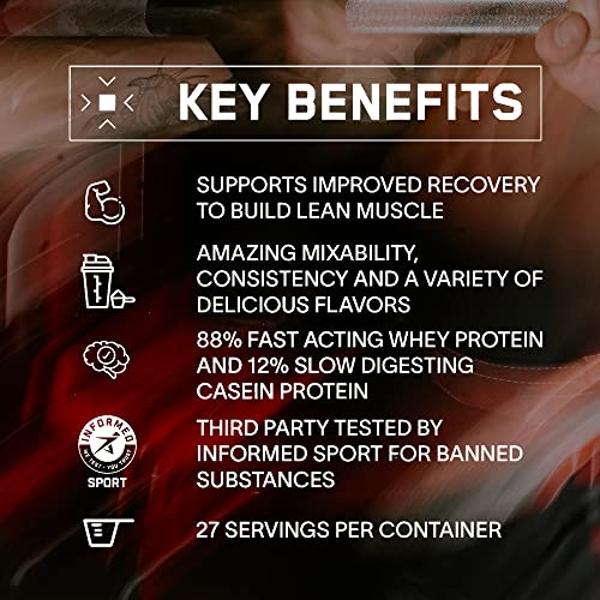 Myprotein Clear Whey Isolate Protein Powder, 1.1 Lb (20 Servings) Strawberry, 20g Protein per Serving, Naturally Flavored Drink Mix