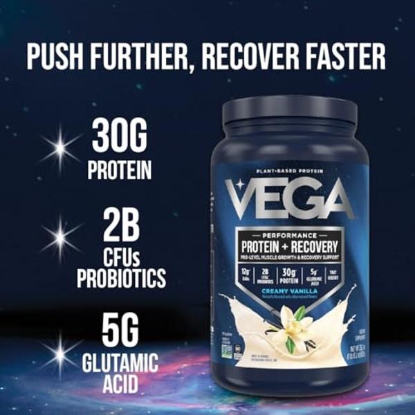 Vega Premium Sport Protein Peanut Butter Protein Powder, Vegan, Non GMO, Gluten Free Plant Based Protein Powder Drink Mix, NSF Certified for Sport, 4lb 4.1 oz