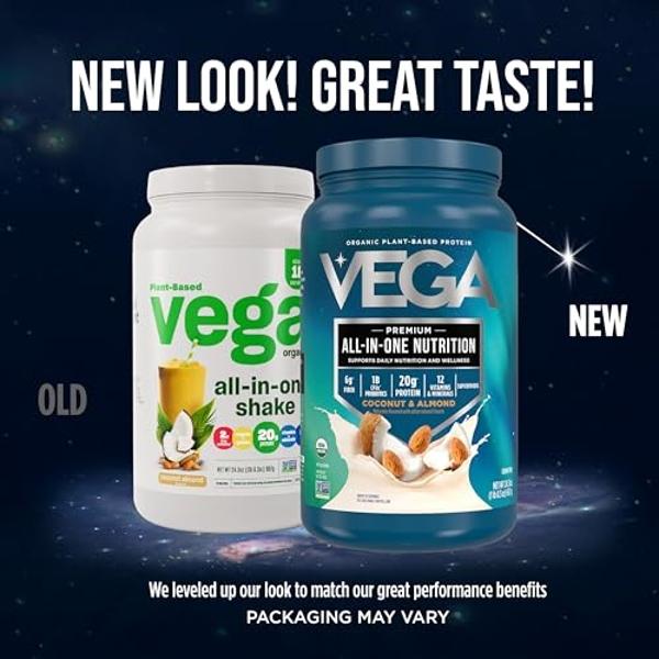 Vega One, Organic All-in-One Shake Coconut Almond, 24.3 Ounce