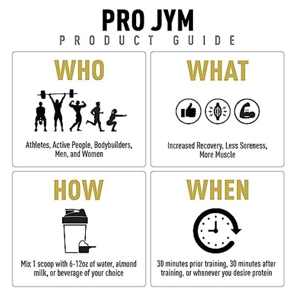 JYM Supplement Science Pro JYM Rocky Road Protein Powder - Whey Protein Isolates, Casein, & Milk Protein, Lean Muscle Building for Men & Women, 22 Servings
