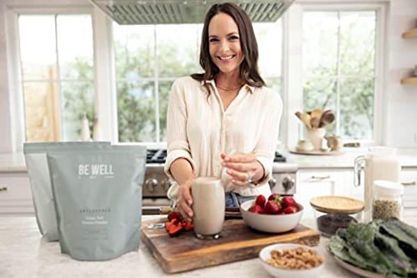 Be Well by Kelly Unflavored Grass-Fed Beef Protein Powder, 23G of Protein & Zero Carbs (1 Ingredient, 30 Servings) 9 Amino Acids + 3 BCAAs No Soy, No Dairy, Stevia-Free, No Sugar A