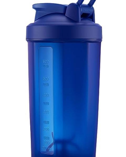 VOLTRX Protein Shaker Bottle, Merger USB C Rechargeable Electric Protein Shake Mixer, Shaker Cups for Protein Shakes and Meal Replacement Shakes, BPA Free, 24oz
