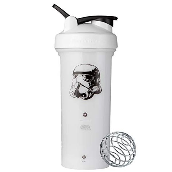 BlenderBottle Star Wars Shaker Bottle Pro Series Perfect for Protein Shakes and Pre Workout, 28-Ounce, Stormtrooper(Pack of 1)