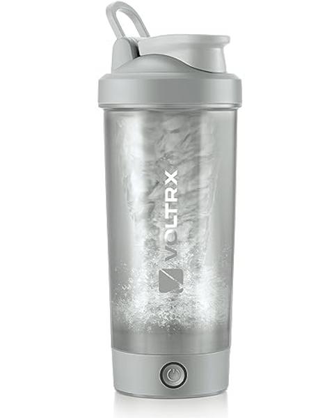 VOLTRX Protein Shaker Bottle, Merger USB C Rechargeable Electric Protein Shake Mixer, Shaker Cups for Protein Shakes and Meal Replacement Shakes, BPA Free, 24oz