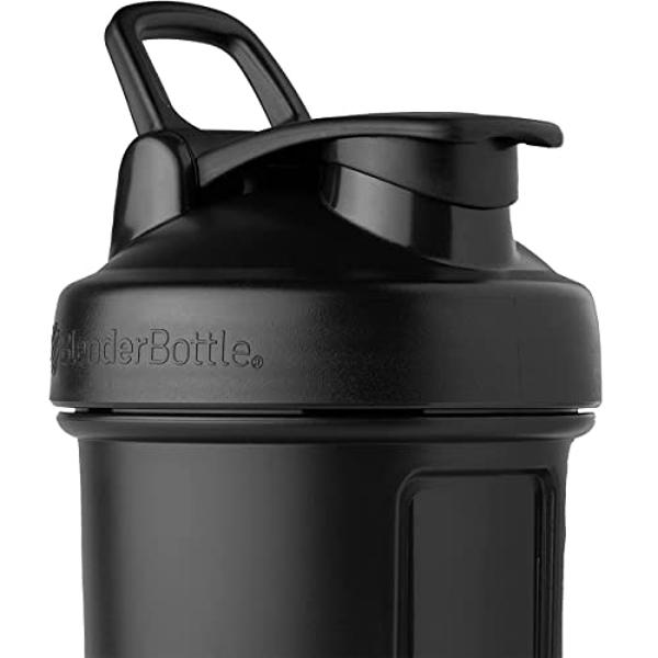 BlenderBottle Classic V2 Shaker Bottle Perfect for Protein Shakes and Pre Workout, 32-Ounce, Black