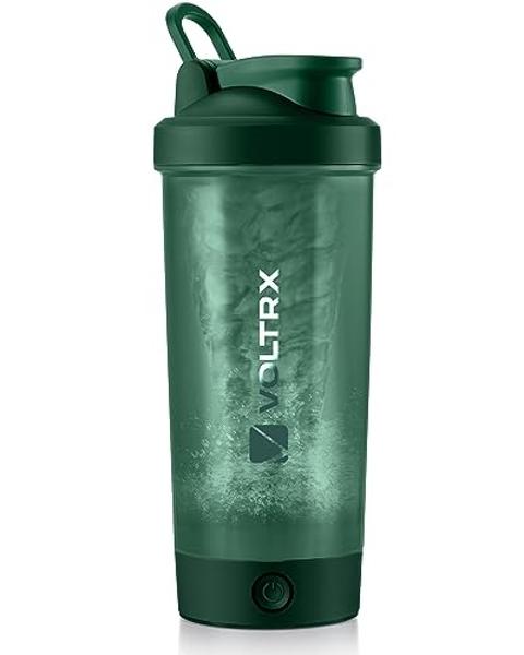 VOLTRX Protein Shaker Bottle, Merger USB C Rechargeable Electric Protein Shake Mixer, Shaker Cups for Protein Shakes and Meal Replacement Shakes, BPA Free, 24oz