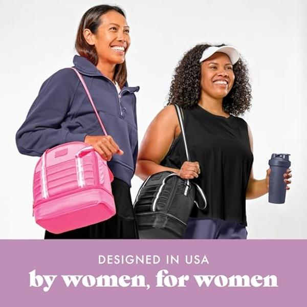 Fit & Fresh Shaker Bottle, Leak Proof Sports Blender Bottle for Protein Mix For Women, Durable Protein Shaker Cup 24 oz.with Unique Agitator for Smooth Mixing, Midnight Blue