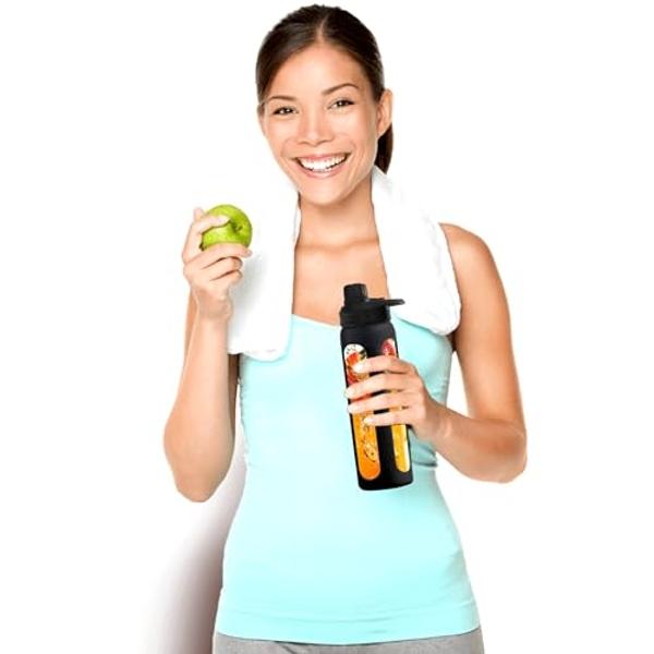 Smartshake Protein Shaker Bottle for Protein Mixes - 4 Pack - 13.5 oz | Leak Proof Shaker Cups for Protein Shakes | Blender Bottle Shaker | Protein Shaker Bottle Pack | BPA Free Sh