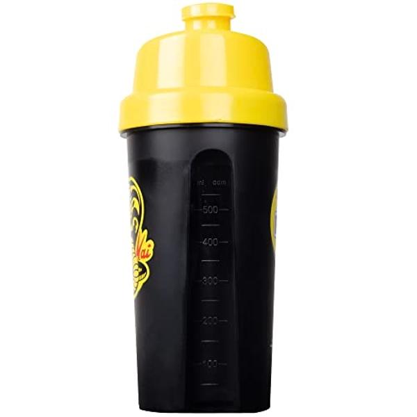 Karate Kid Cobra Kai 25oz Shaker Bottle w/ Blender Mixer Ball (2pk) - Drink Measurements, Fliptop, Leakproof Screw Lid - Blend Protein Powder, Sports Drinks, Shakes, Smoothies - Of