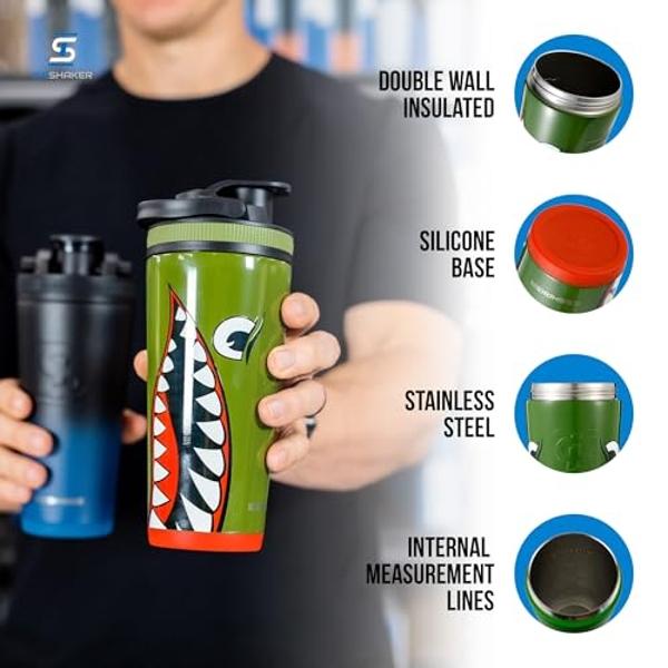boieioe shaker cups for protein shakes 20 oz protein shaker bottle，Leak Proof，The Perfect Shaker for the Gym, Pre-Workout Bottle，Cocktail Shaker Cup，Weight Loss Supplement Shakes