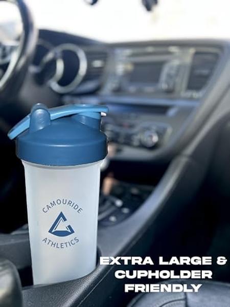 2 PACK, 45 Ounce Shaker Bottle for Protein Mixes | Leak Proof Shaker Cups for Protein Shakes |Shaker Pack | Large Shaker Bottle for Protein Shake, Pre-workout, Creatine, Intra-work
