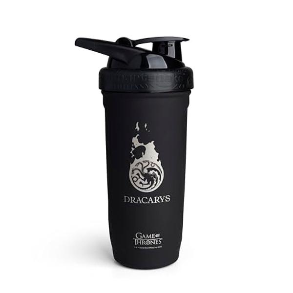 VIGIND Protein Shaker Bottle,16 oz Shake Cup for Protein Powder with Storage,Sports Water Bottle,Non Slip 3 Layer Twist Off 3oz Cups with Pill Tray Leak Proof Shake Bottles for Pro