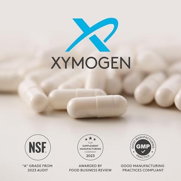 XYMOGEN Shaker Bottle - Protein Powder & Pre Workout Mixer - 20 oz Plastic Gym Bottle