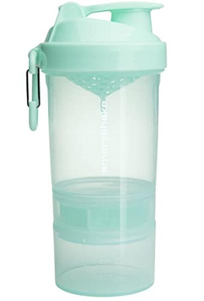 Smartshake Original 2GO, 20 oz Shaker Cup, Mint Green (Packaging May Vary)