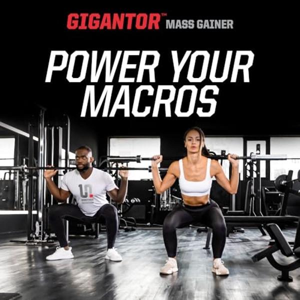 Undefined Nutrition Gigantor Mass Gainer by Brian Shaw (60g Protein, 30 Servings, up to 790 Quality Calories) – Hardcore Hard Gainer Formula with 5- Phase Protein Blend (5.16 lbs, 