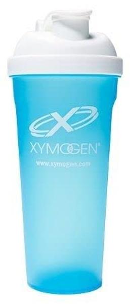 XYMOGEN Shaker Bottle - Protein Powder & Pre Workout Mixer - 20 oz Plastic Gym Bottle