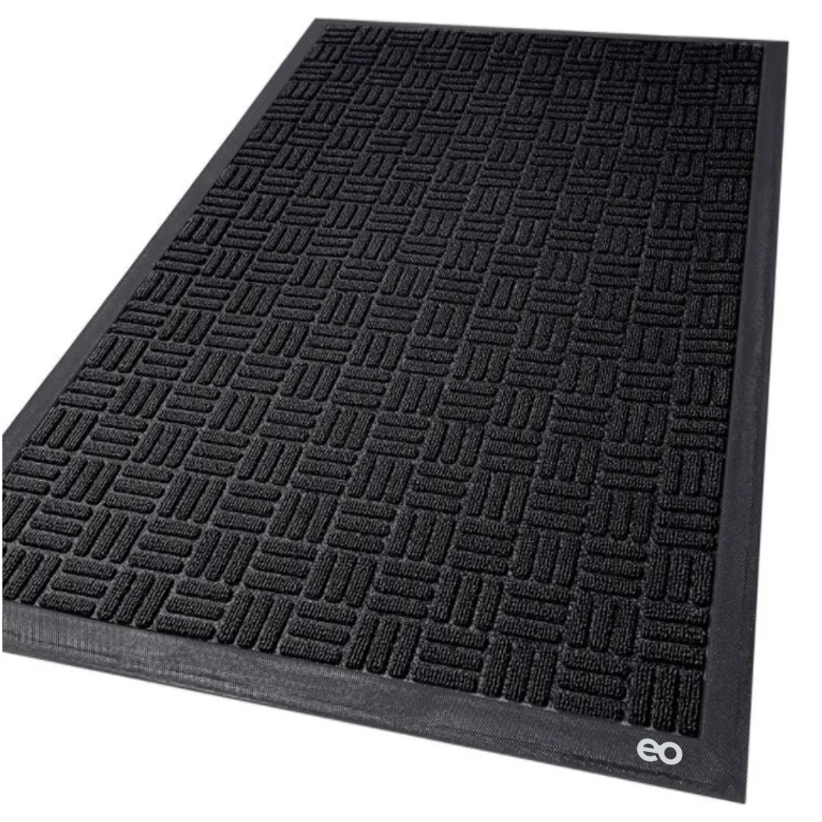 Tapete Para Cocina Antideslizante 75x45cm Entrada Decorativo Negro