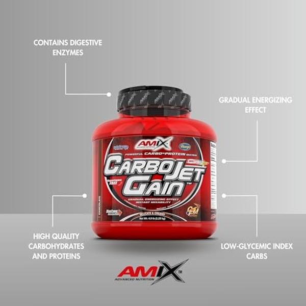 Amix CarboJet Gain - 4.96 Pound - Chocolate Flavor