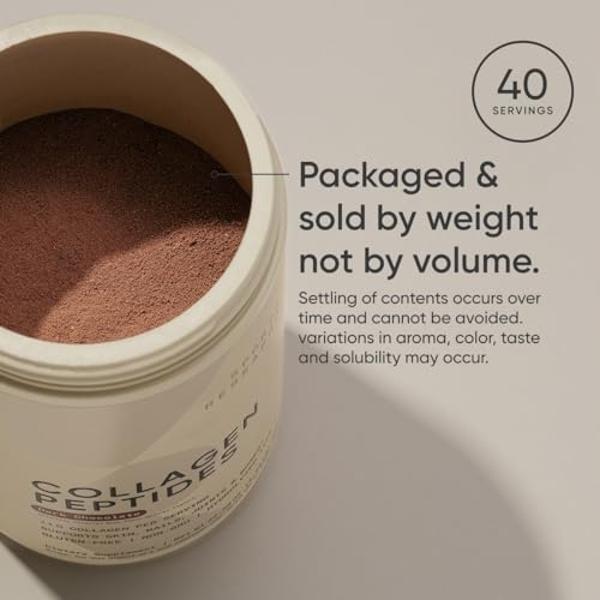 Sports Research Collagen Peptides - Hydrolyzed Type 1 & 3 Collagen Powder Protein Supplement for Healthy Skin, Nails, & Joints - Easy Mixing Vital Nutrients & Proteins, Collagen fo